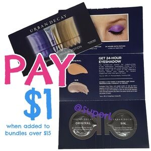 $1 NEW Urban Decay Eyeshadow Primer Potion Eyeshadow Sin Original Nude